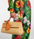 Dolce&Gabbana Sicily Small raffia shoulder bag
