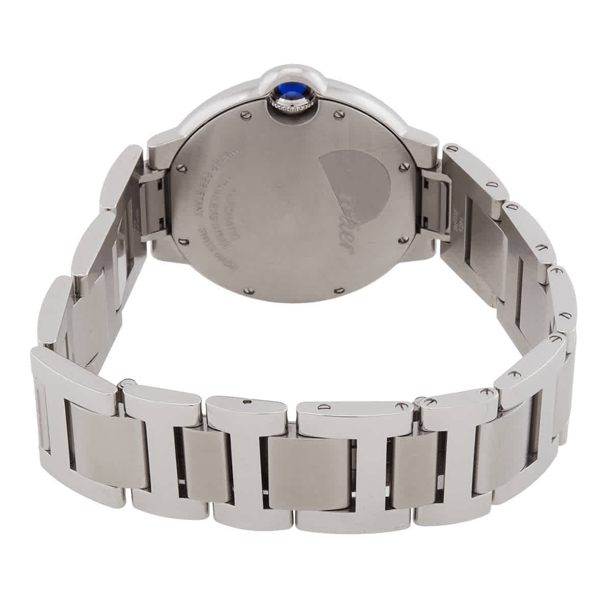 Cartier Ballon Bleu Automatic Diamond Silver Dial Ladies Watch W4BB0036