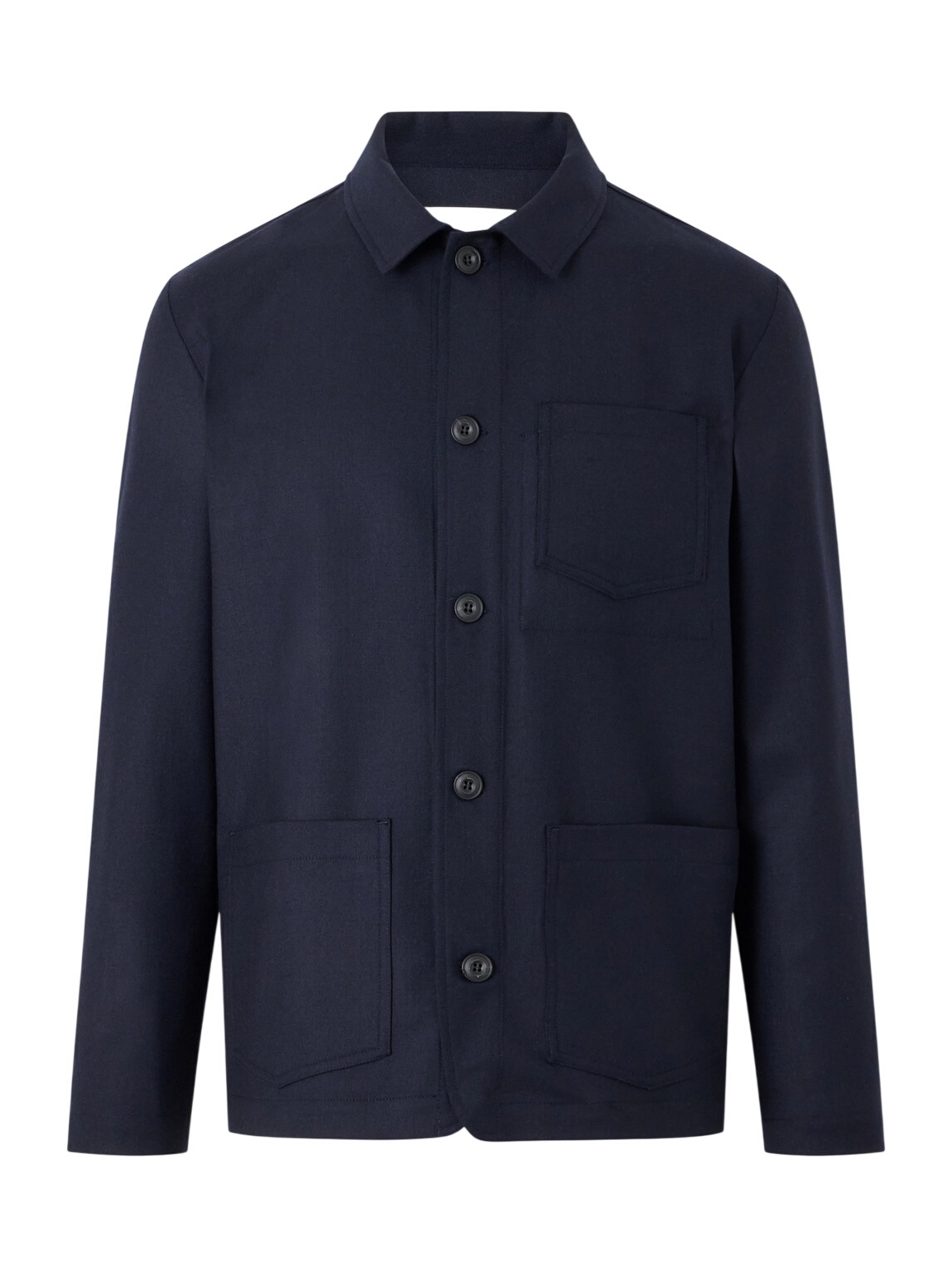 Altea - Giacca Stretch Virgin Wool-Blend Chore Jacket - Blue Altea