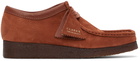 Clarks Originals Burgundy Nubuck Wallabee Derbys