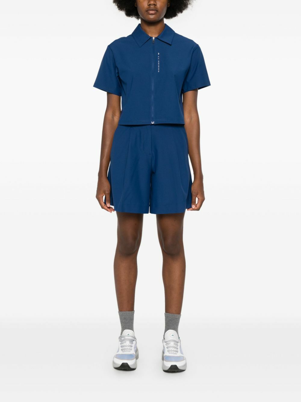 Short J.Lindeberg Klara Micro Stretch 7" Femme – Bleu Marine – Taille 30 (mesure 32) – Golf