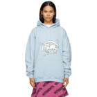 VETEMENTS Blue Magic Unicorn Hoodie