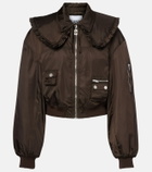 Ganni Duchess bomber jacket
