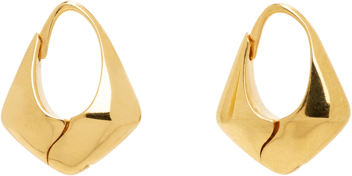 Sophie Buhai Small Pyramid Hoop Earrings
