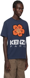 Kenzo Navy Kenzo Paris Boke Flower T-Shirt