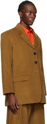 Meryll Rogge Tan Oversized Blazer