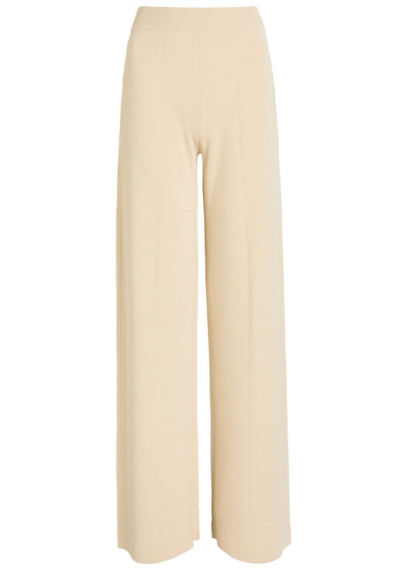 Photo: Joseph Viscose Animation Viscose-blend Knit Trousers Cream