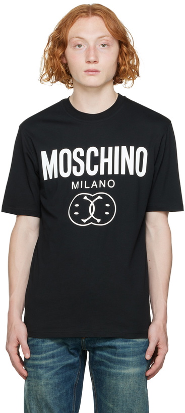 Photo: Moschino Black Smiley Edition T-Shirt