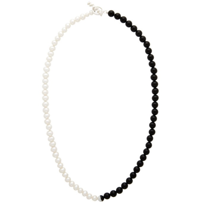 Photo: WWW.WILLSHOTT White and Black Split Necklace