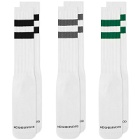 Neighborhood Men's Classic 3-Pack Sports Sock in White