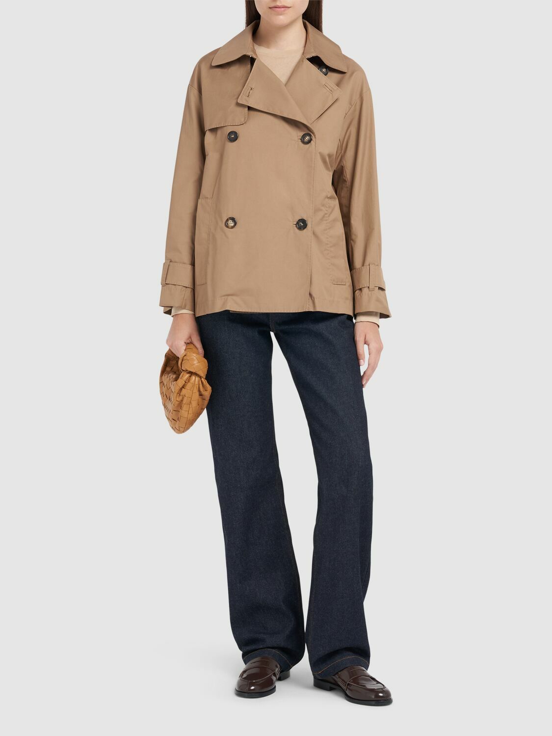 MAX MARA Zeno Twill Trench Coat Max Mara