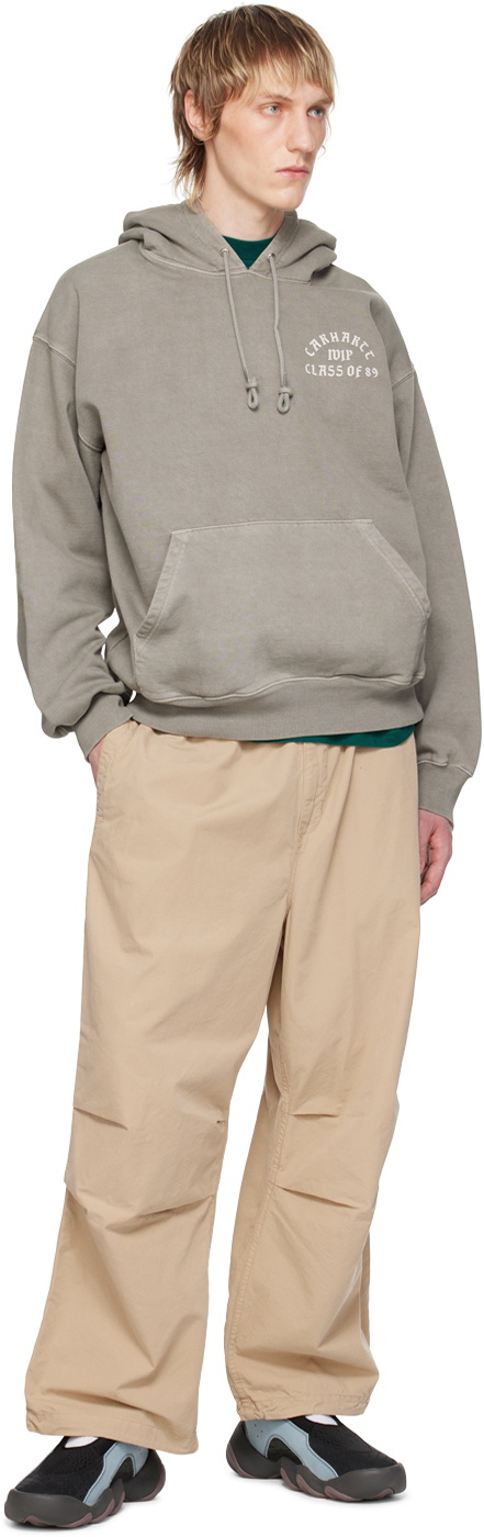 【関税込み】Carhartt Work In Progress グレー Drip フーディ Carhartt Work In Progress Gray Drip Hoodie Carhartt WIP