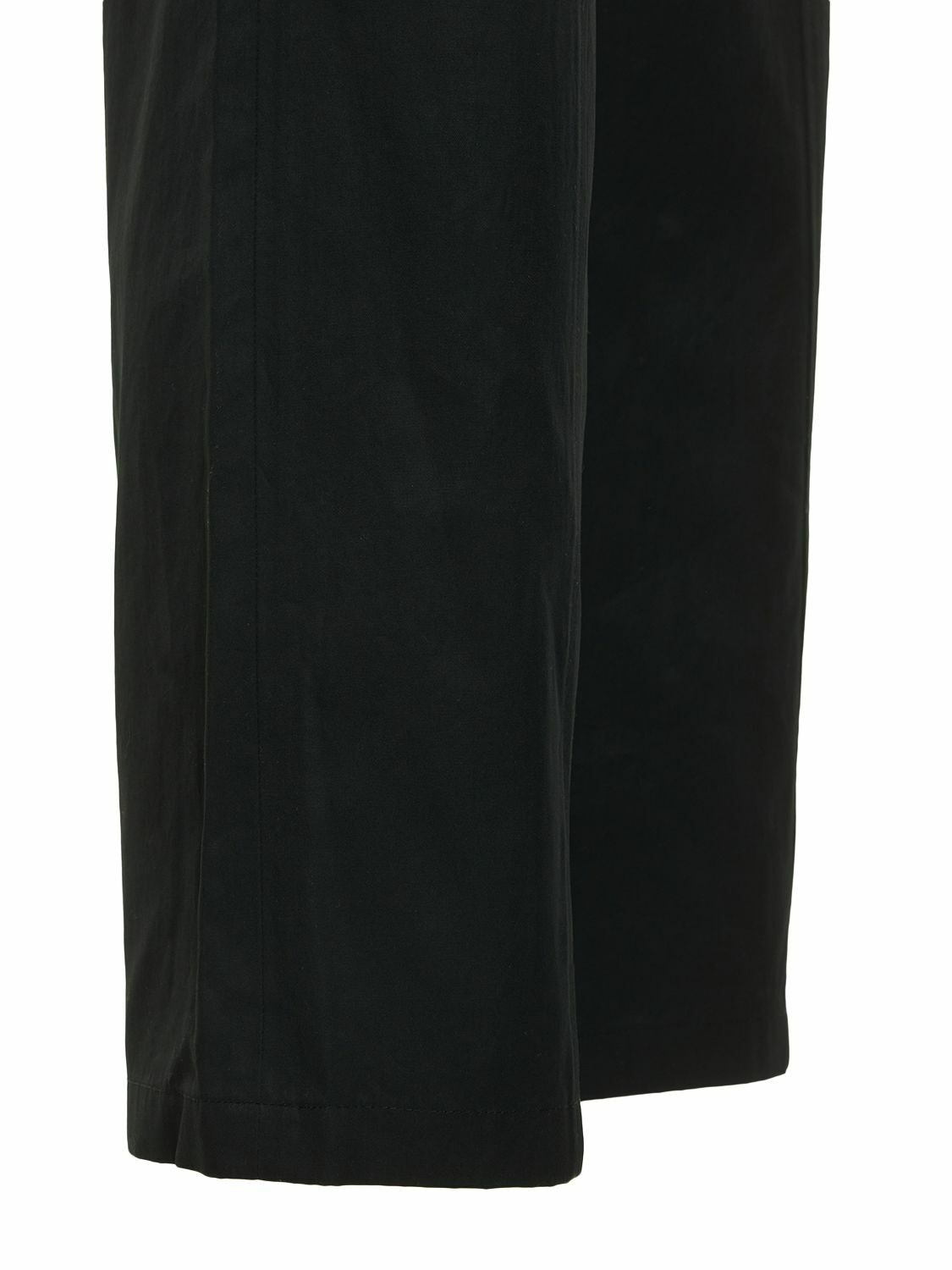 DEVEAUX Lizzy Cotton Twill Wide Leg Pants