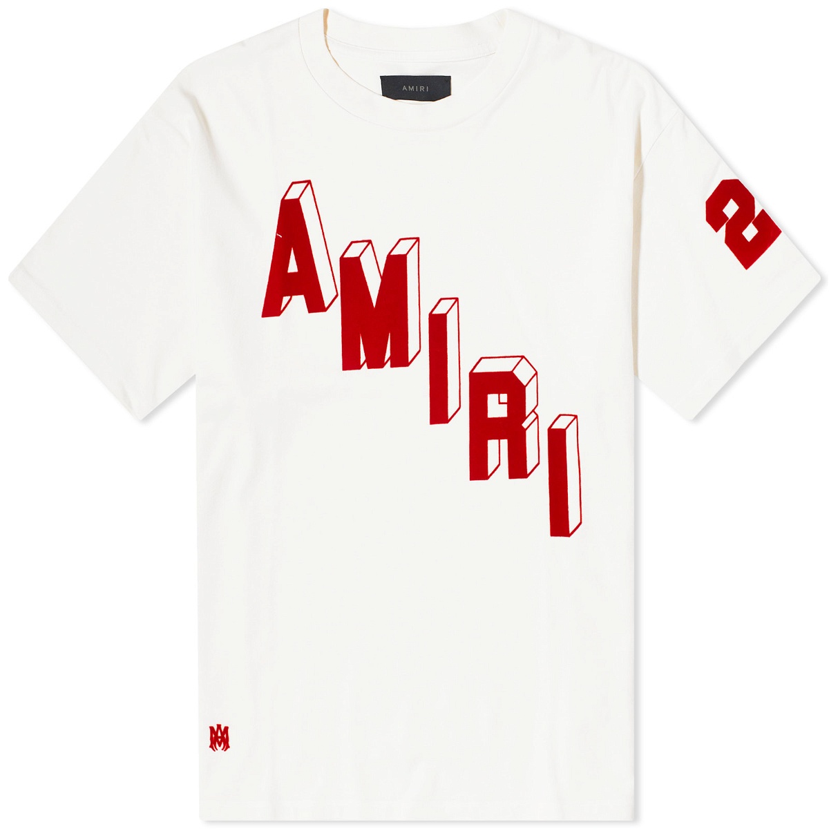 Amiri Paint Drip Relaxed-fit Cotton-jersey T-shirt In Orange