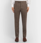 Kingsman - Brown Slim-Fit Prince of Wales Checked Wool Suit Trousers - Brown