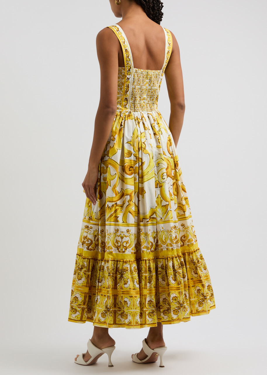 Yellow midi dresses for women 5981