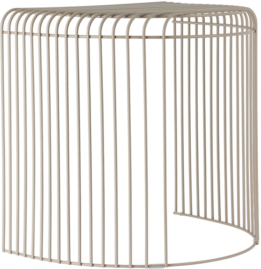 AYTM Taupe Curva Side Table