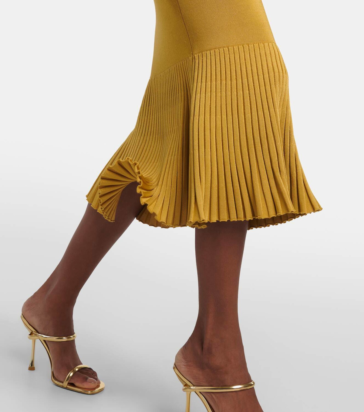 galvan atalanta ribbed-knit midi dress Atalanta Dress - Eden S | Galvan