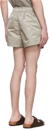 Essentials Taupe Nylon Shorts