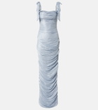 Marmar Halim Pleated taffeta gown
