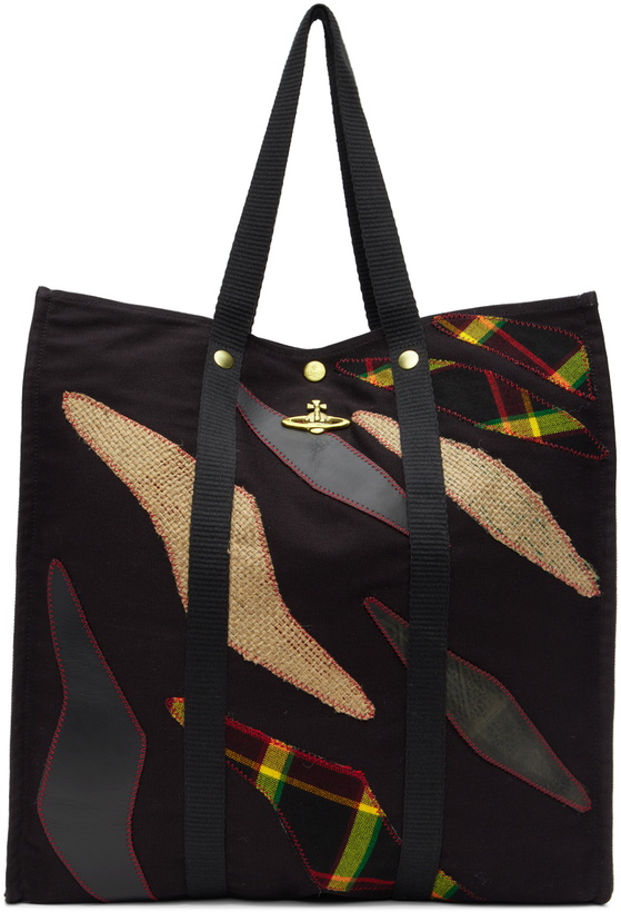 Photo: Vivienne Westwood Black Carpenter Appliqué Tote