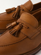 Brunello Cucinelli - Full-Grain Leather Tasseled Loafers - Brown