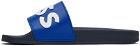 BOSS Navy Raised Logo Slides