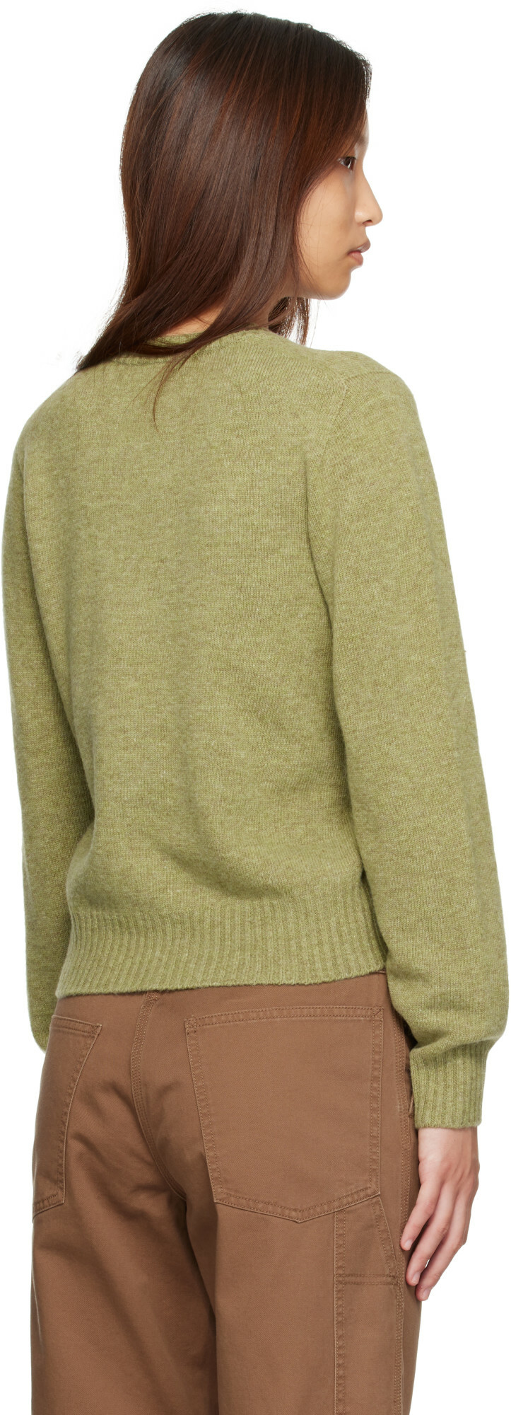 Nothing Written Green Marsh V-Neck Pullover Sweater