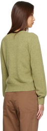 Nothing Written Green Marsh V-Neck Pullover Sweater