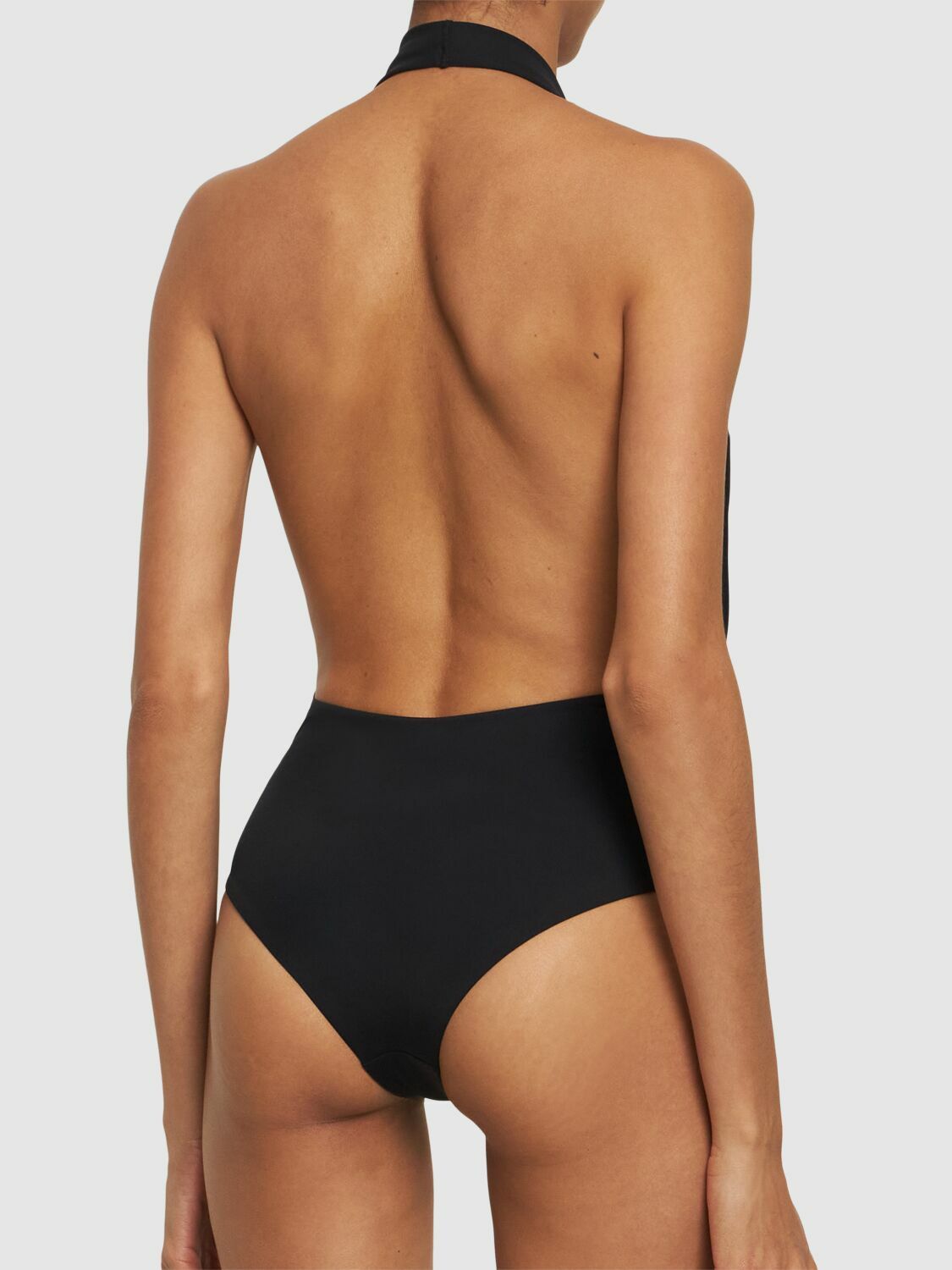CHRISTOPHER ESBER Halter Neck One Piece Swimsuit Christopher