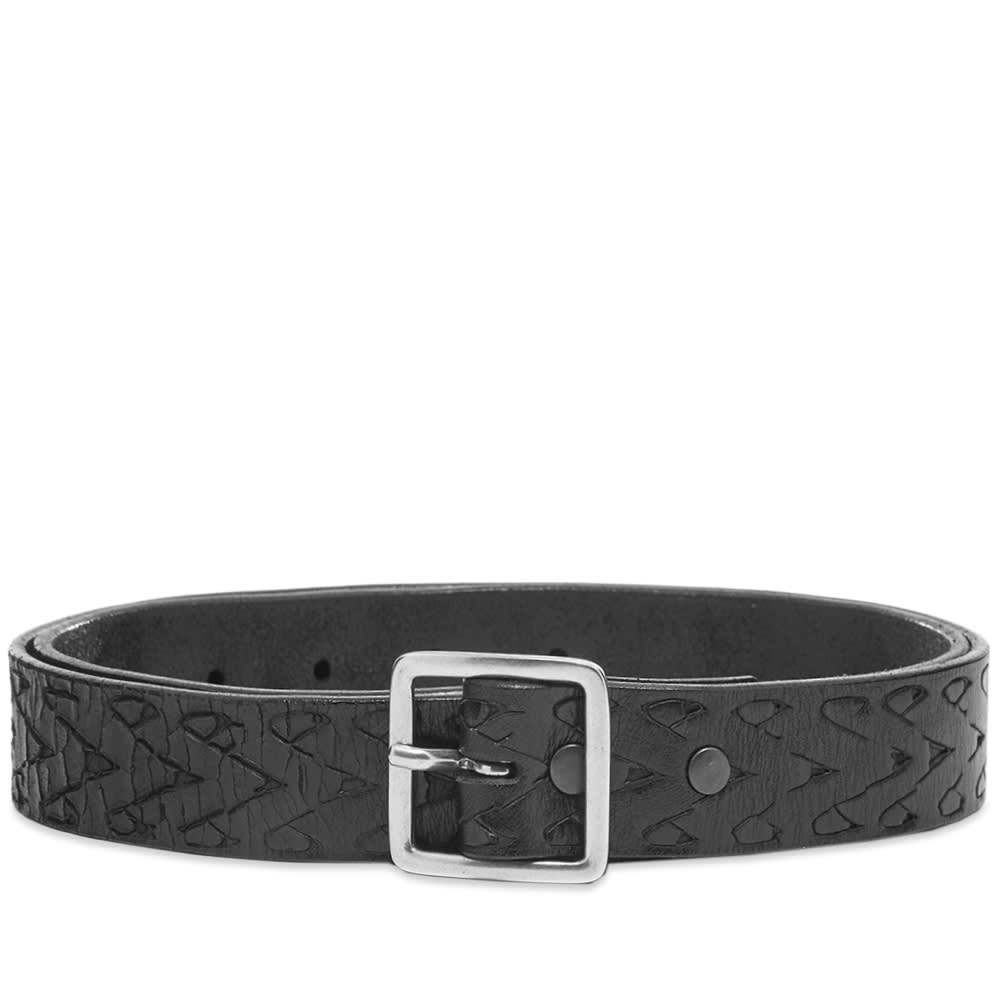 Monogram square-buckle belt