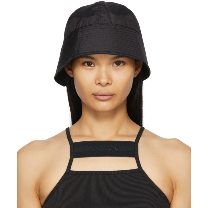 1017 ALYX 9SM Black Narrow Buckle Bucket Hat 1017 ALYX 9SM