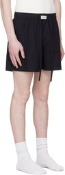 Entire Studios Black Pajama Shorts