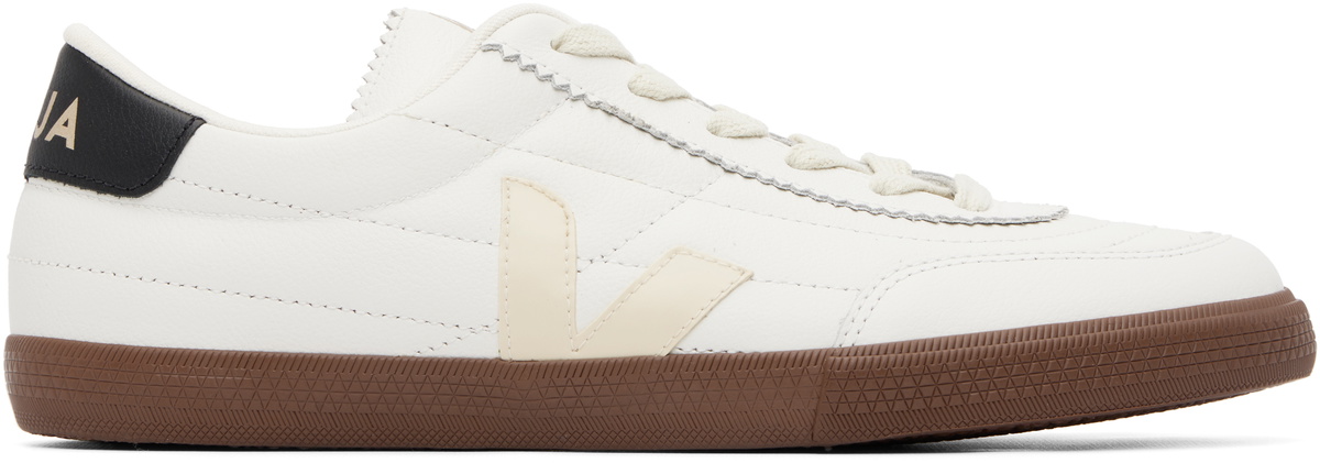 VEJA Off-White Panenka Leather Sneakers