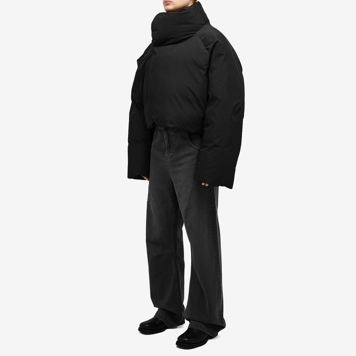 Entire Studios Men's DBL Puffer Jacket in Black