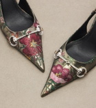 Gucci Donna Glam Gucci Flora slingback pumps