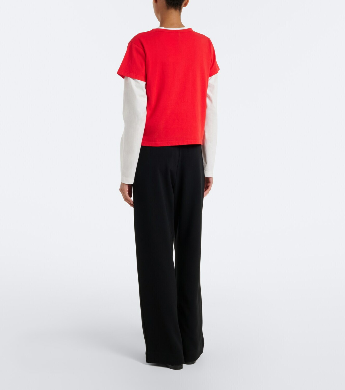 Leset Arielle crêpe wide-leg pants