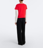 Leset Arielle crêpe wide-leg pants