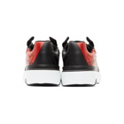 Givenchy Black and Red Wing Sneakers