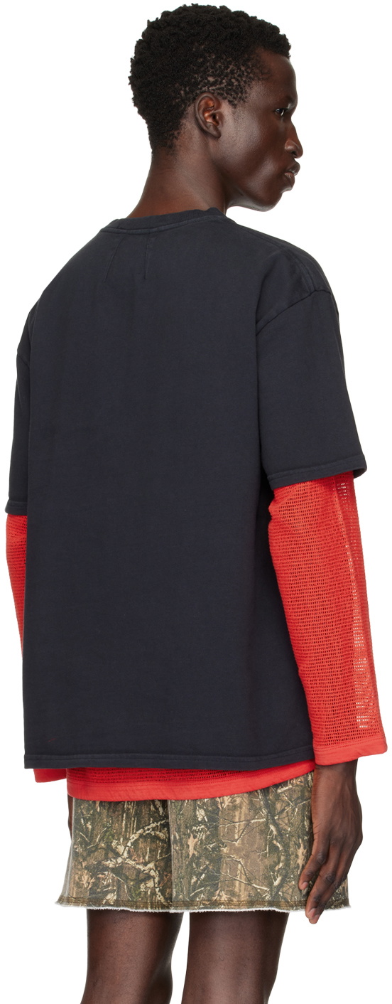 【関税込み】Rhude SSENSE限定 ブラック サイドロゴ Tシャツ Rhude SSENSE Exclusive Black Side Logo T-Shirt - T-Shirts