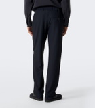 Giorgio Armani Waffle-knit straight pants