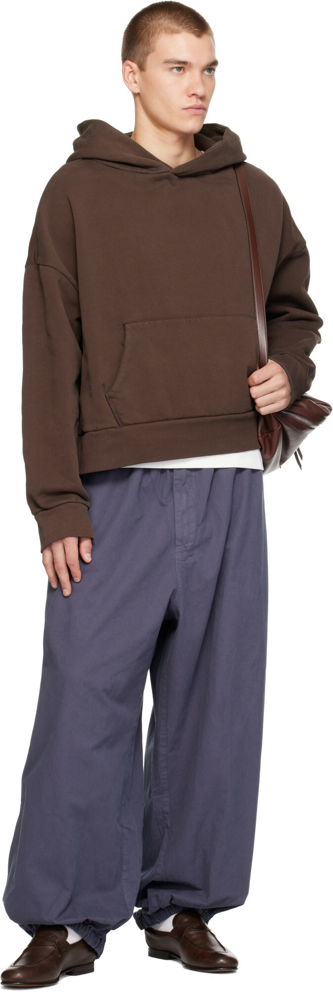 Entire Studios Navy Profile Trousers