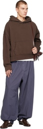 Entire Studios Navy Profile Trousers