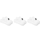 Nike - Three-Pack Everyday Cotton-Blend No-Show Socks - White