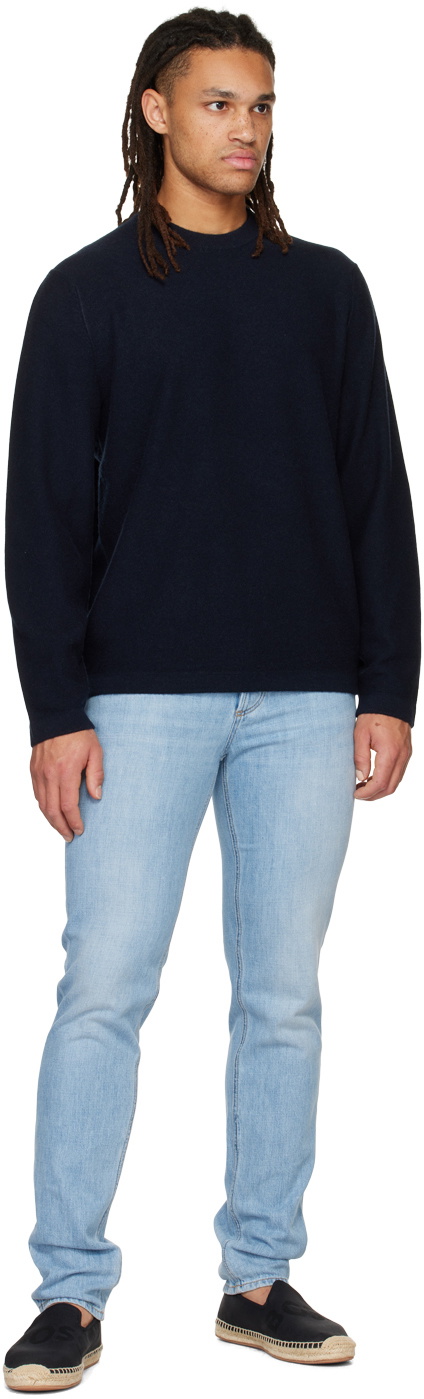 Vince Navy Crewneck Sweater