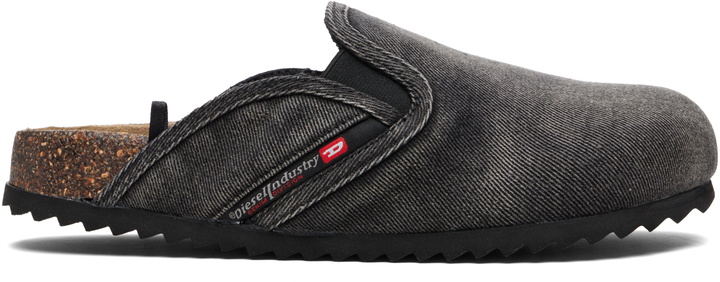 Photo: Diesel Black D-Woodstock Slip-on Loafers