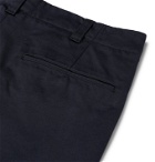 NANAMICA - Tapered Cotton-Blend Twill Chinos - Blue