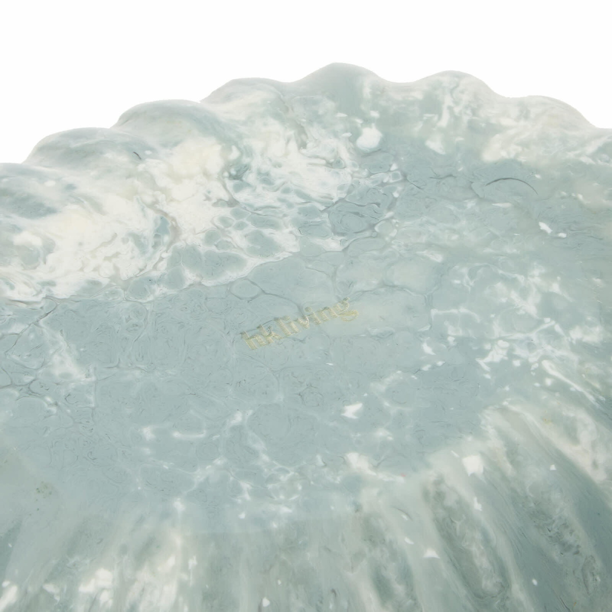 HKliving Resin Tray in Pale Blue 