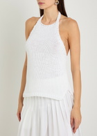 Rohe Halterneck Cotton-knit top White