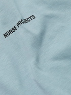 Norse Projects - Niels Slim-Fit Logo-Print Cotton-Jersey T-Shirt - Blue